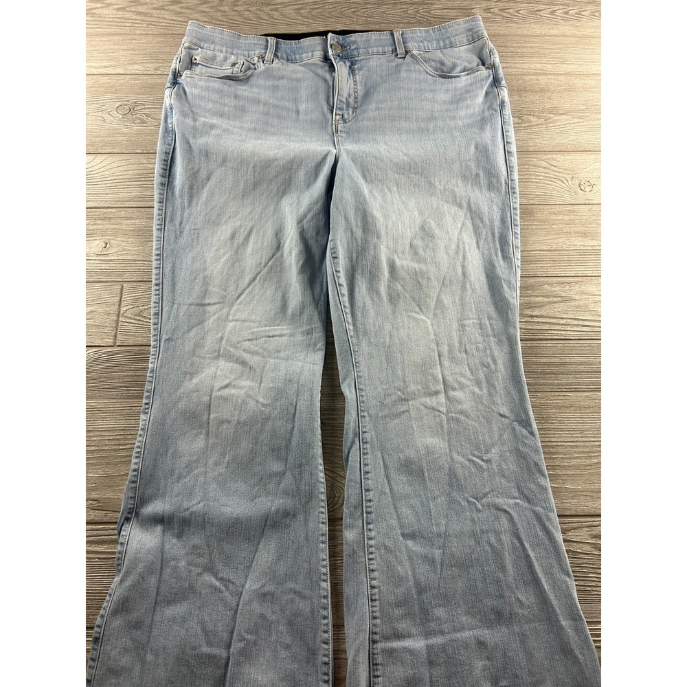 Torrid Bombshell Flare Premium Stretch Jeans Blue Flare Women's Denim Size 24XT